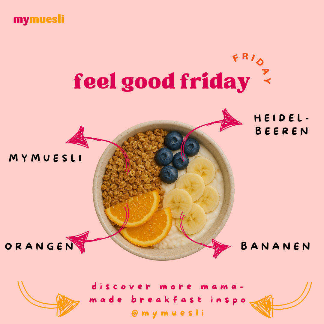 Feel Good Friday: sample creative from the proposed mymuesli campaign