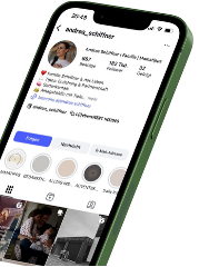 Creator profile included in the project's proposed shortlist
